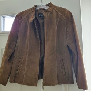 Suede brown jacket